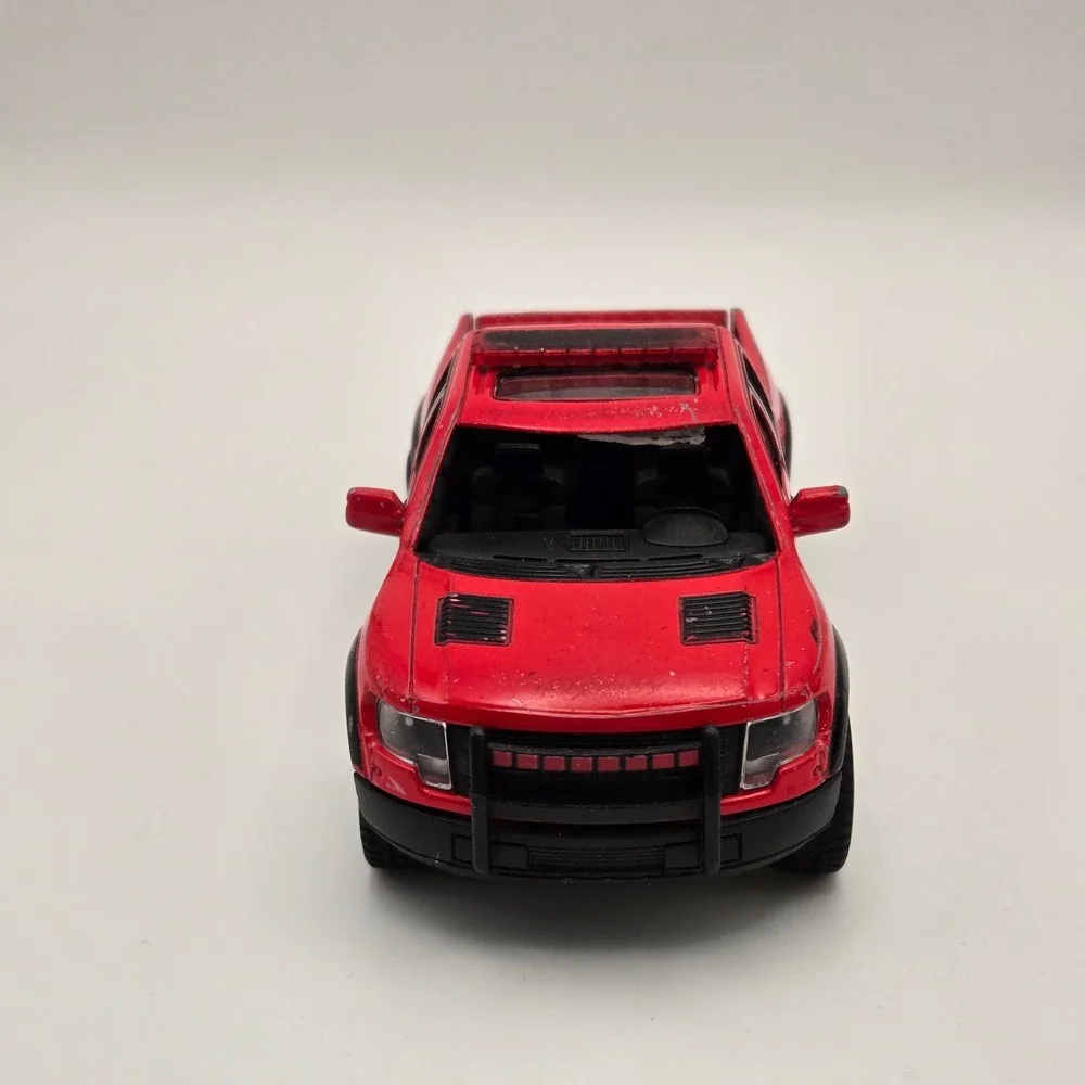 Kinsmart Kids Ford F-150 SVT Raptor Fire Rescue Truck Diecast Toy